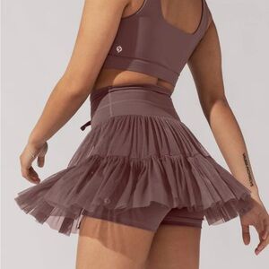 Pirouette Skort - Peppercorn Popflex XS